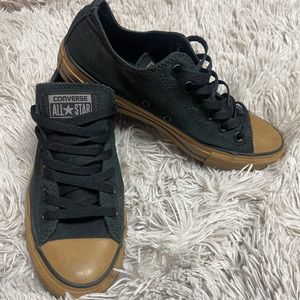 Converse Black Canvas Gum Sole Unisex